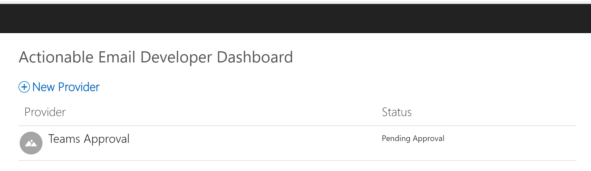 nBold Approval Actionable Message New Provider Pending Approval